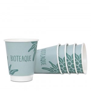 Bicchiere in cartone verde - immagine 1
